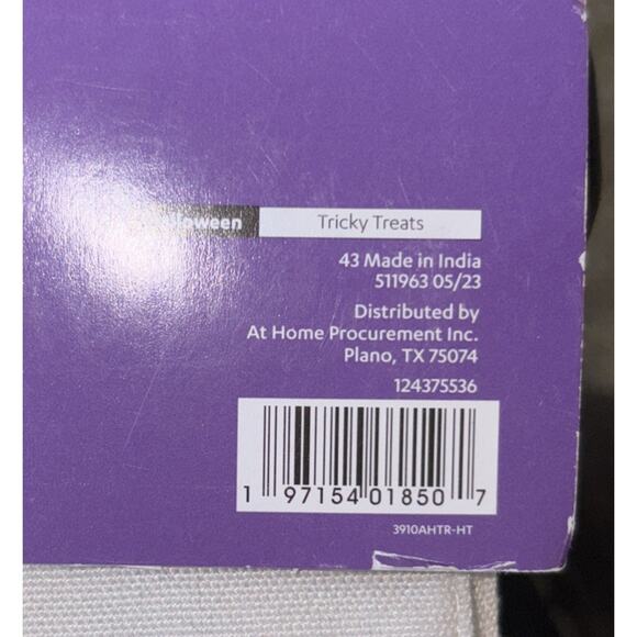 At Home Tricky Treats 72 Inch Table Runner Halloween Vampire - Picture 5 of 5